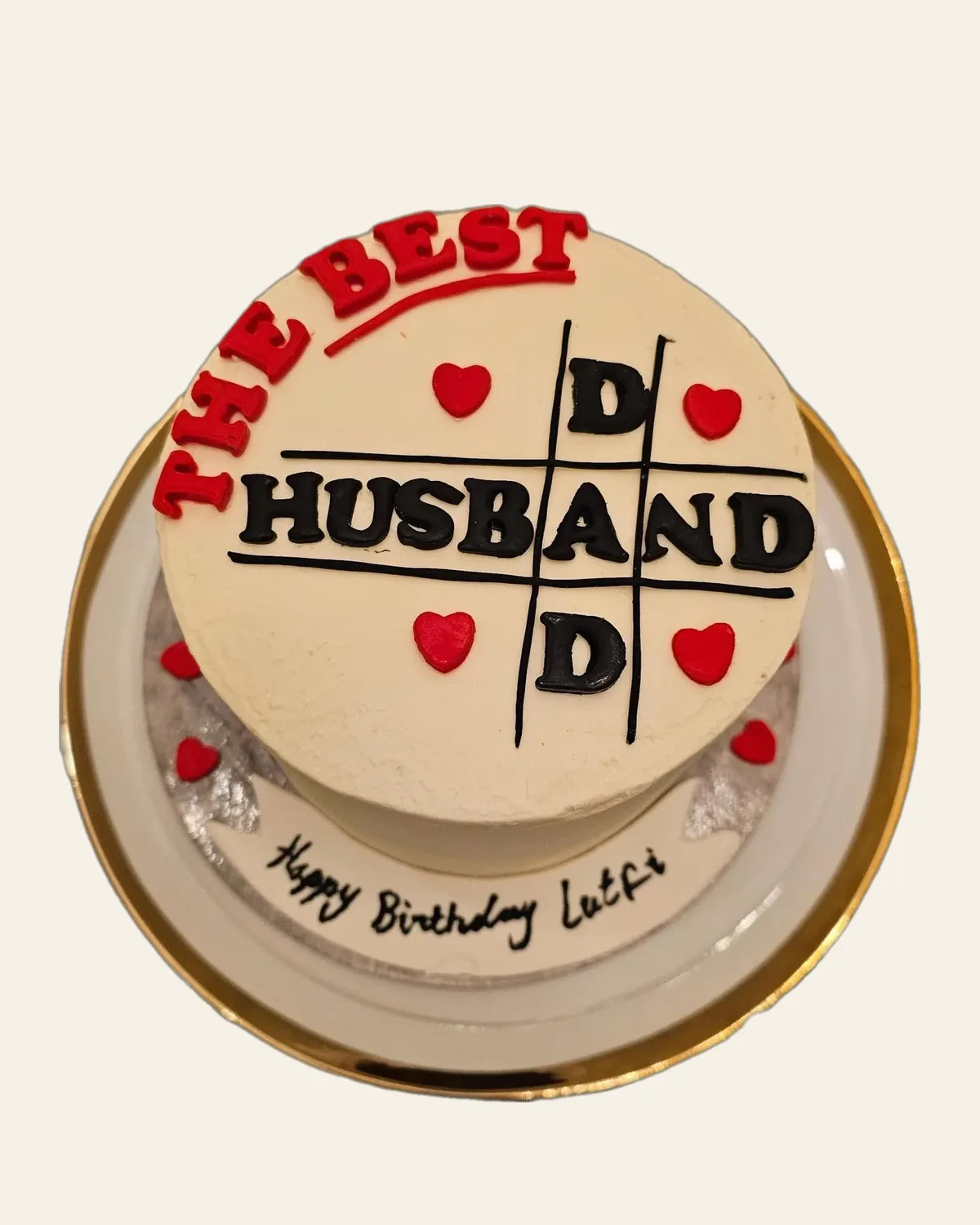 Romantic anniversary cake by The Cake Pantry, Fishers Indiana — design 2