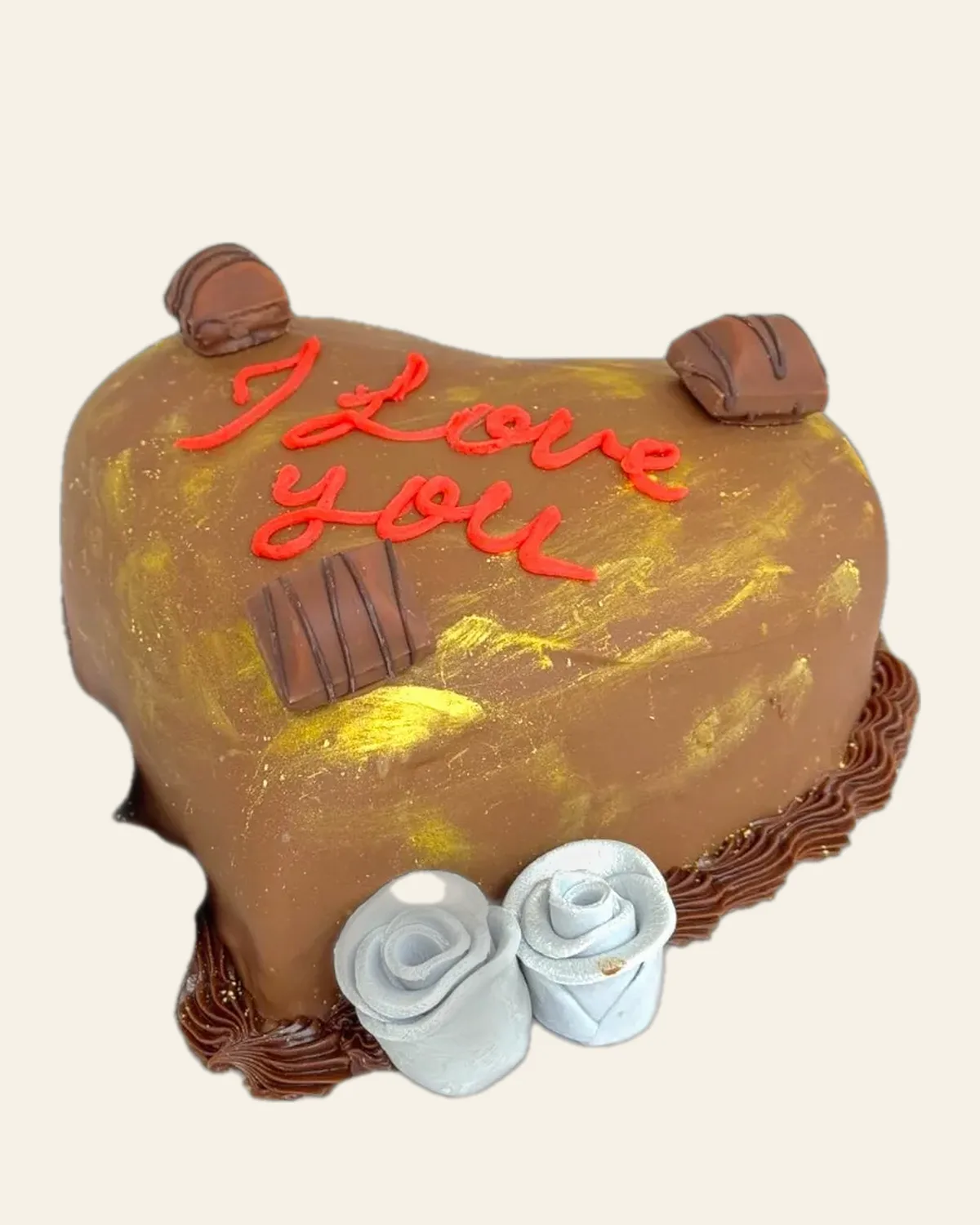 Romantic anniversary cake by The Cake Pantry, Fishers Indiana — design 7