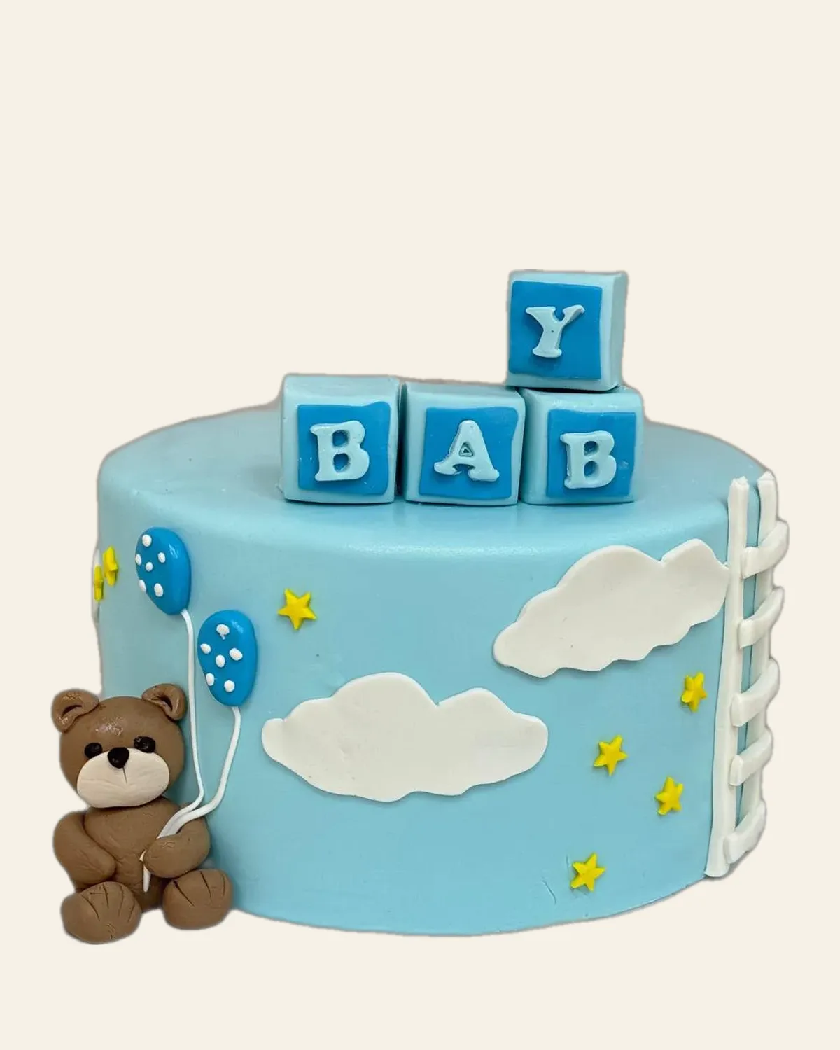 Baby shower cake by The Cake Pantry, Fishers Indiana — design 1