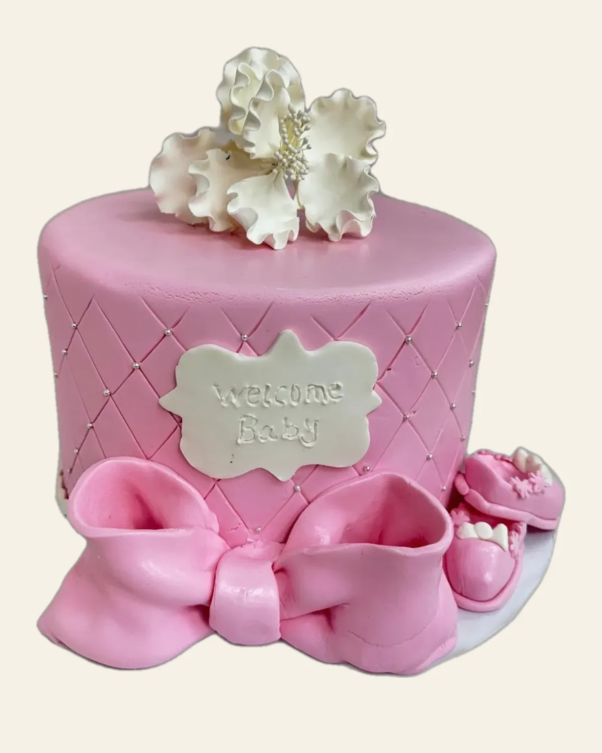 Baby shower cake by The Cake Pantry, Fishers Indiana — design 2