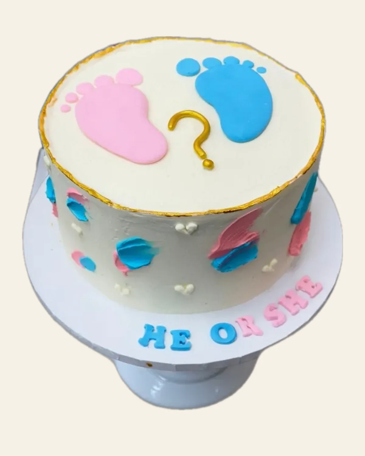 Baby shower cake by The Cake Pantry, Fishers Indiana — design 5