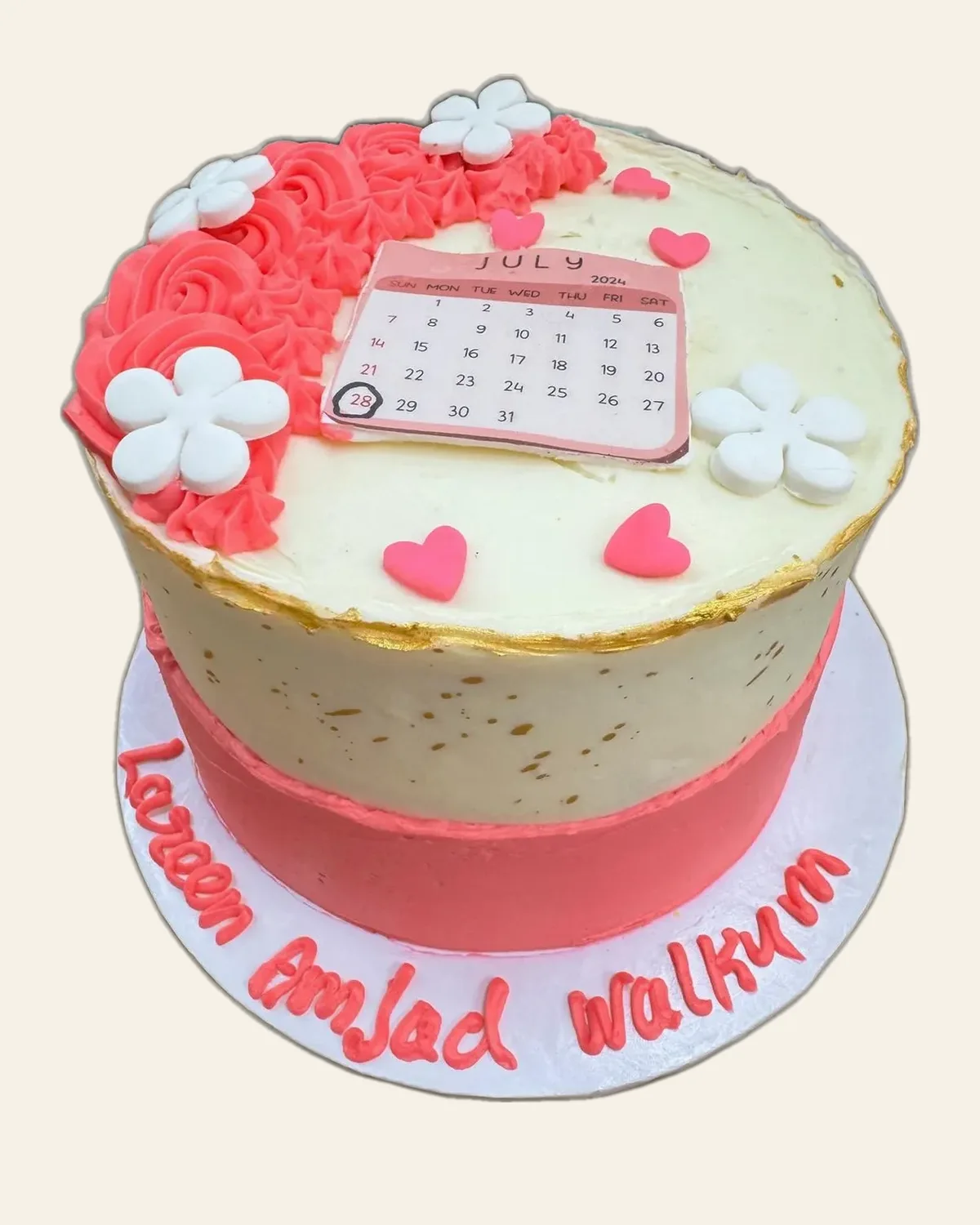 Custom birthday cake by The Cake Pantry, Fishers Indiana — design 4