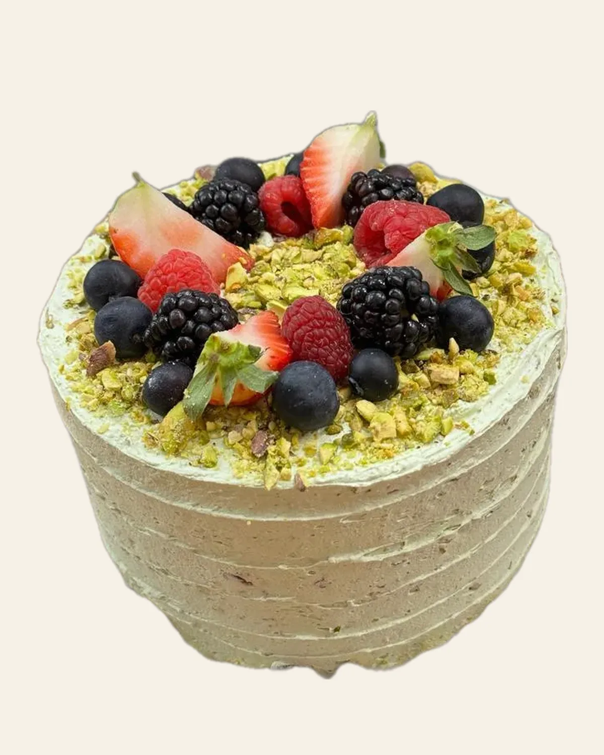 Floral buttercream cake by The Cake Pantry, Fishers Indiana — design 1
