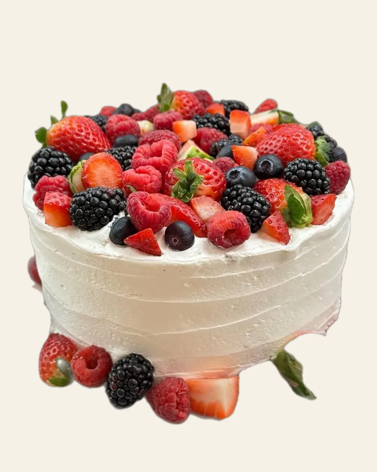 Floral buttercream cake by The Cake Pantry, Fishers Indiana — design 5
