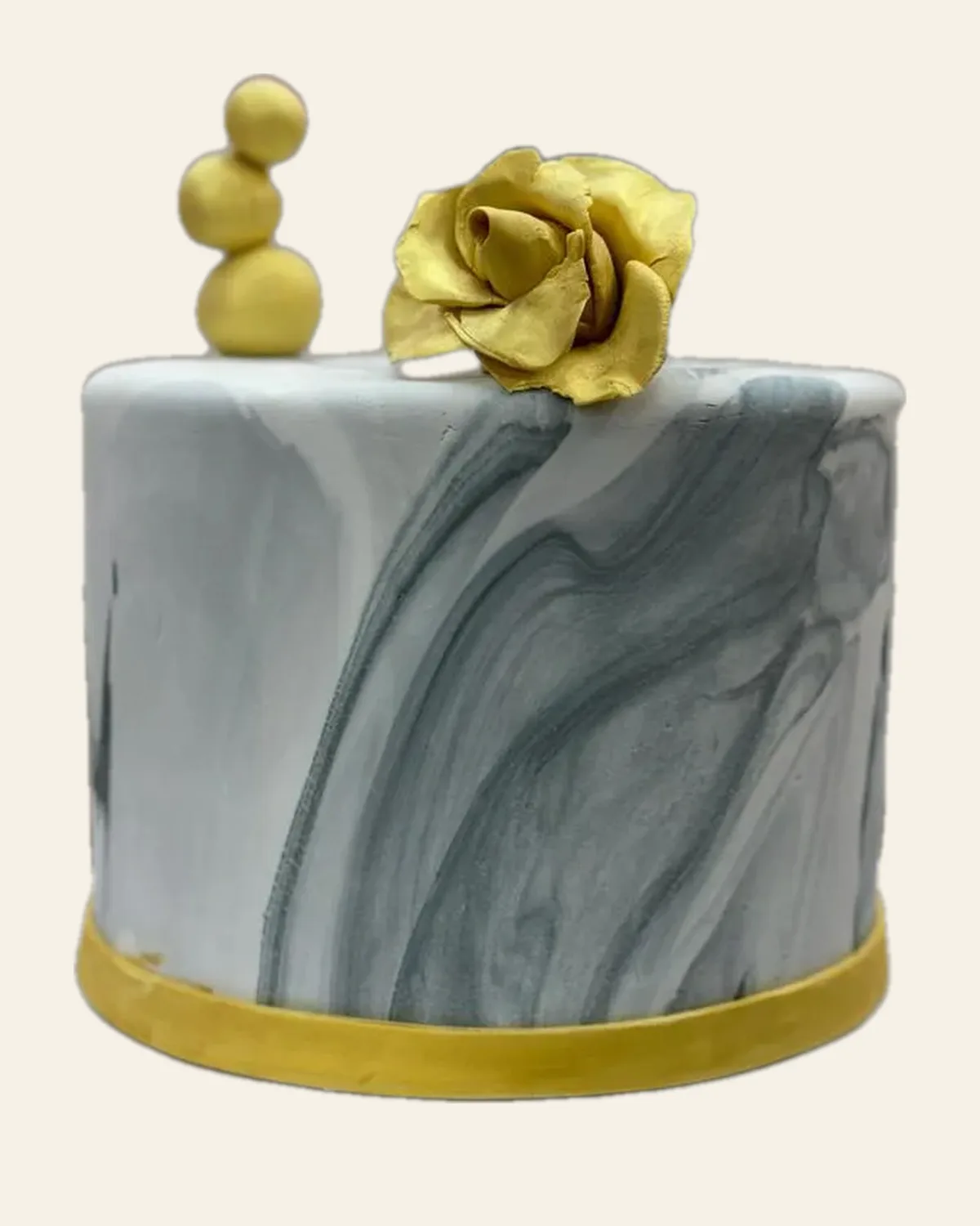 Floral buttercream cake by The Cake Pantry, Fishers Indiana — design 17