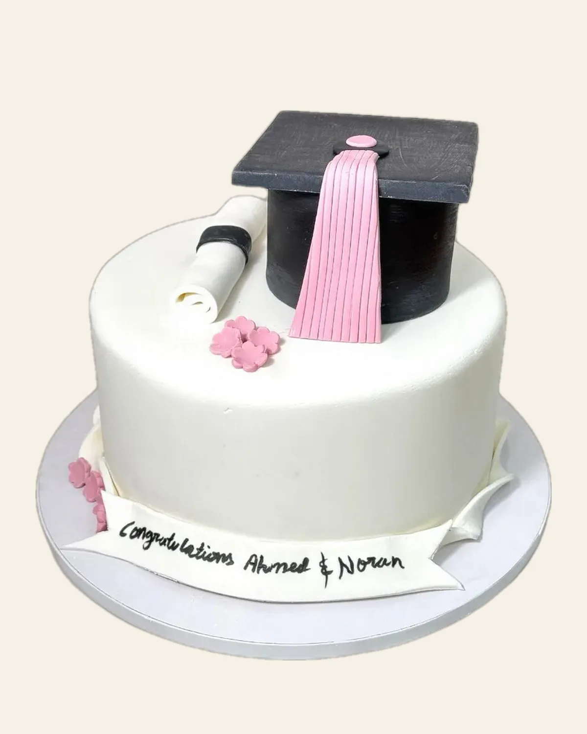 Graduation celebration cake by The Cake Pantry, Fishers Indiana — design 7