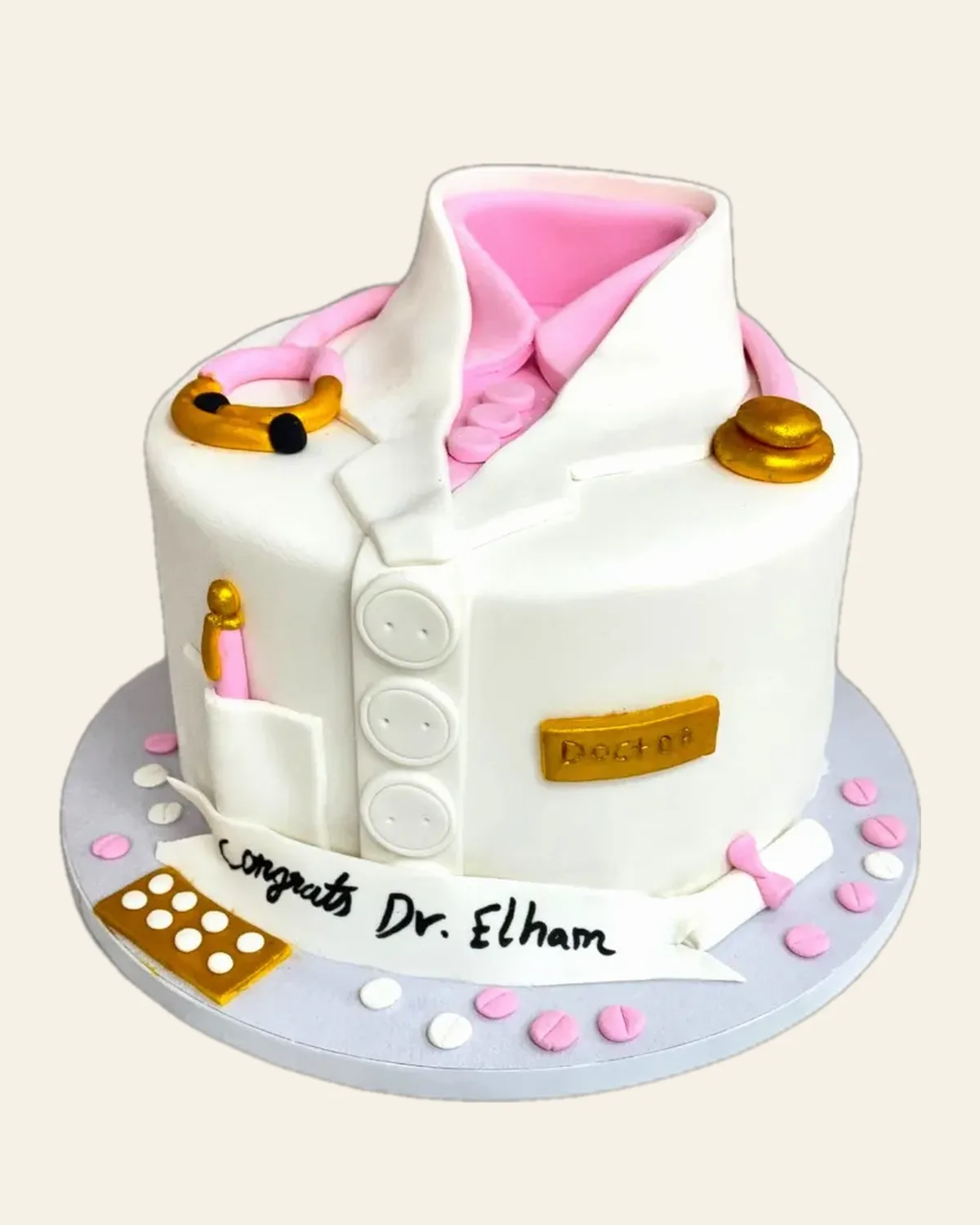 Graduation celebration cake by The Cake Pantry, Fishers Indiana — design 9