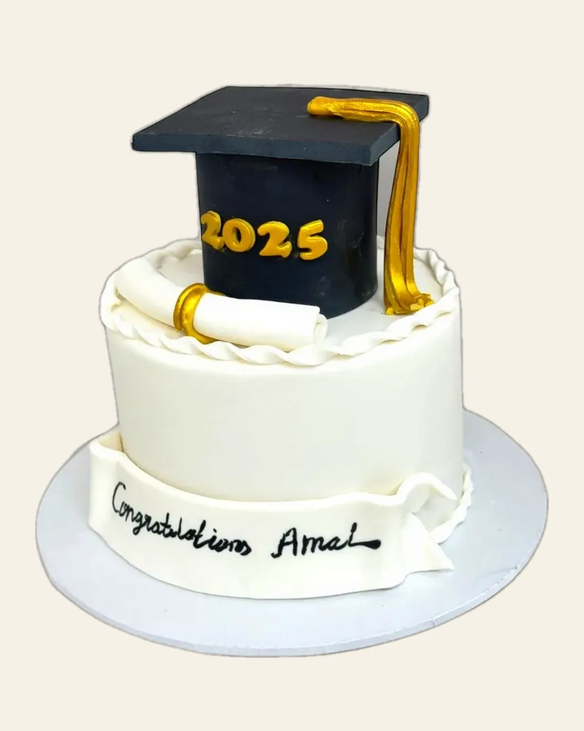 Graduation celebration cake by The Cake Pantry, Fishers Indiana — design 12