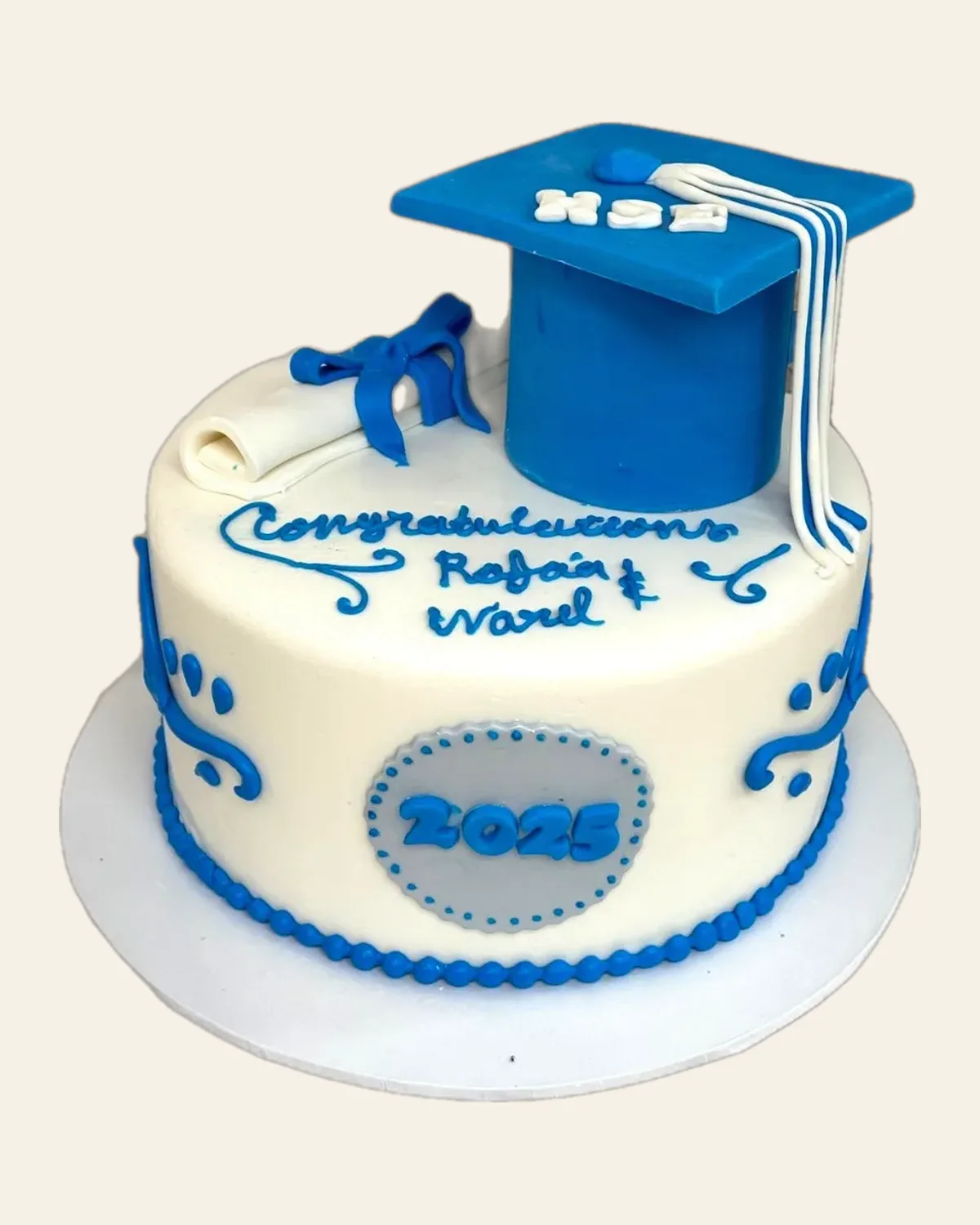Graduation celebration cake by The Cake Pantry, Fishers Indiana — design 17