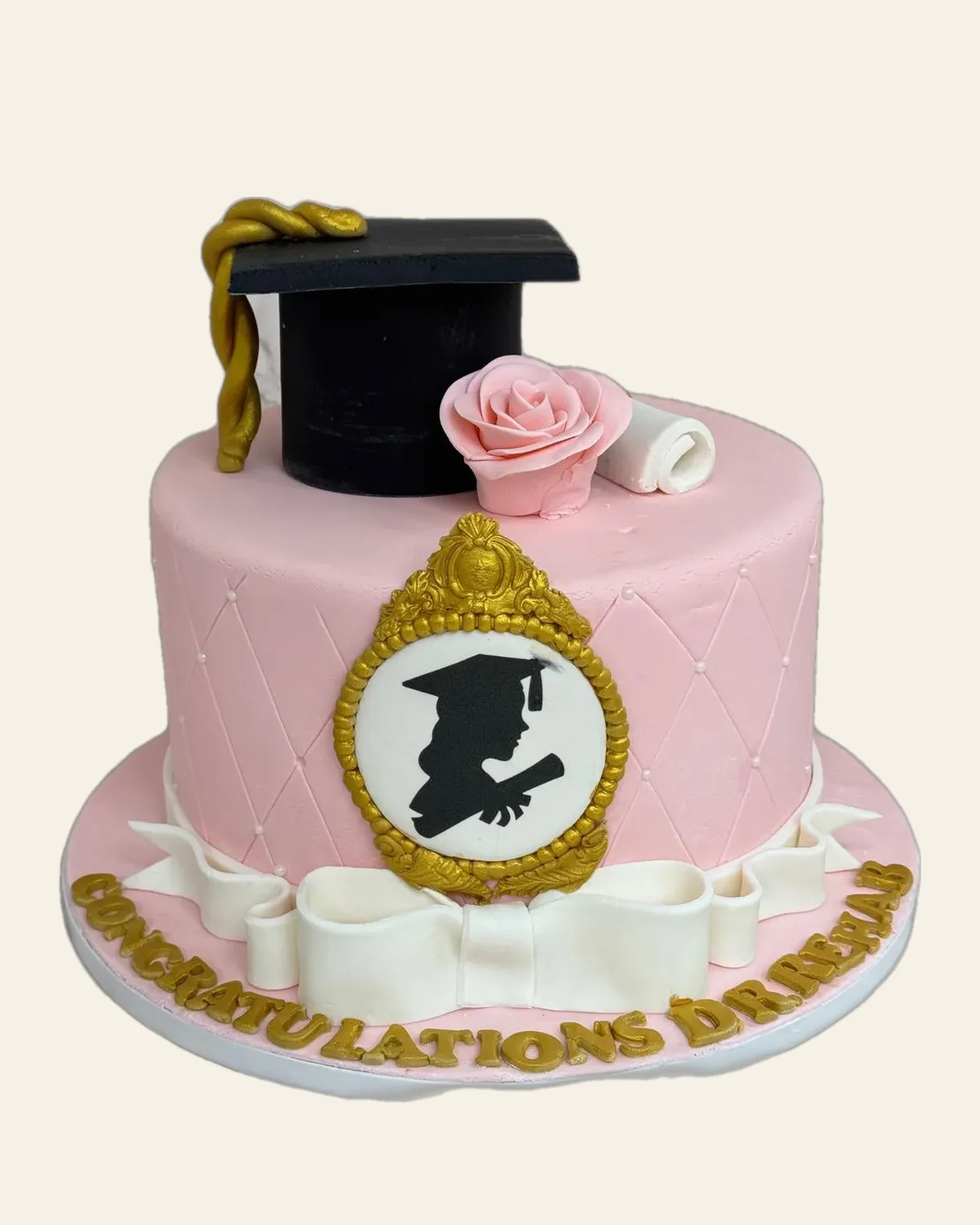 Graduation celebration cake by The Cake Pantry, Fishers Indiana — design 24