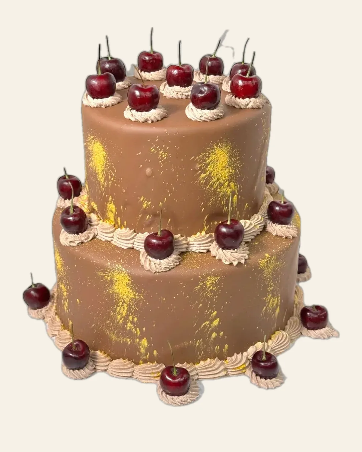 Elegant tiered wedding cake by The Cake Pantry, Fishers Indiana — design 6